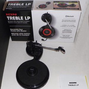 ION Treble LP record player, Vinyl-Turntable-Treble Shape-Can hang on wall